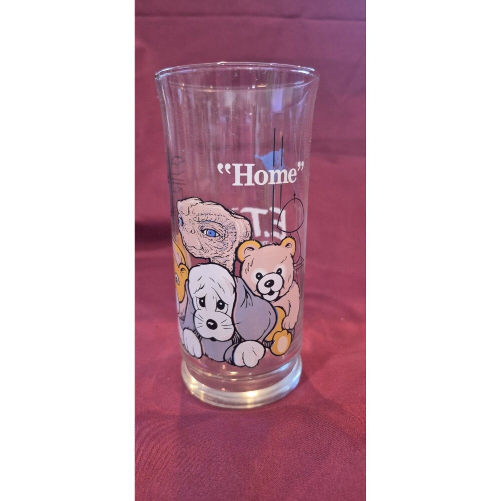Vintage 1982 E.T. Pizza Hut Limited Edition Collectors Series Drinking Glass EUC
